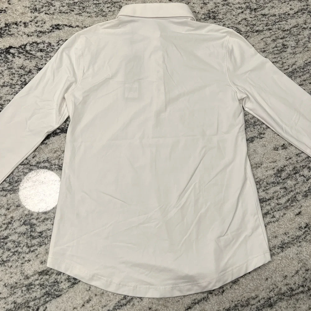 Greyson Scarlett Long Sleeve Polo white size small - Picture 2 of 10